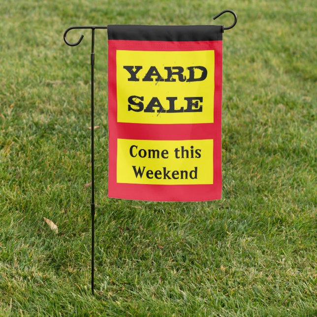 Yard Sale & Garage Sale - come this Weekend / SIGN (In SItu)