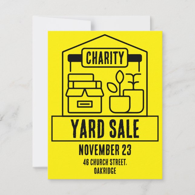 Yard Sale Invitation (Front)