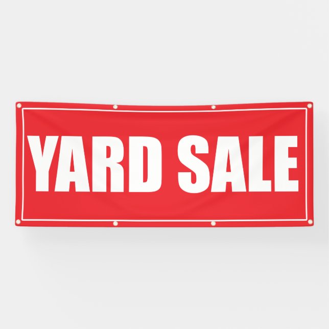 Yard Sale Outdoor Banner (Horizontal)