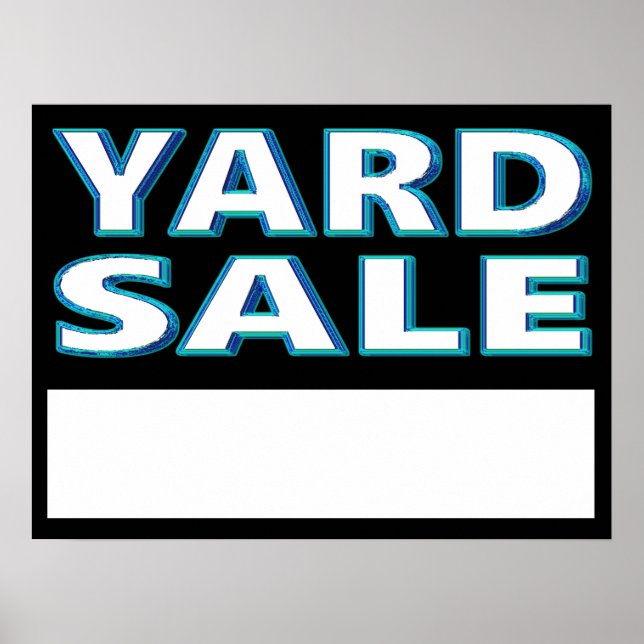Yard Sale Poster (Front)