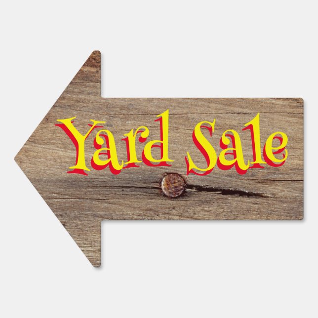 Yard Sale Sign (Front)