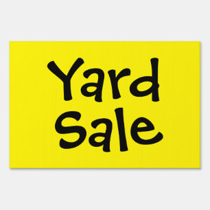 Yard Sale Sign