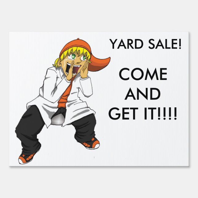 Yard Sale Sign (Front)