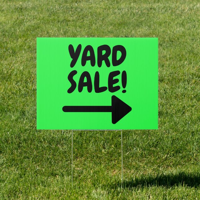 Yard Sale Sign (Insitu)