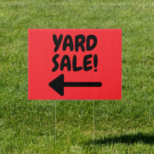 Yard Sale Sign