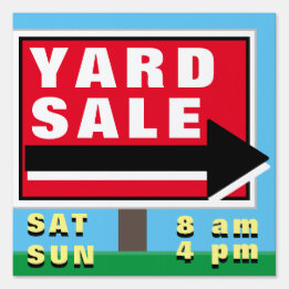 Yard Sale Sign