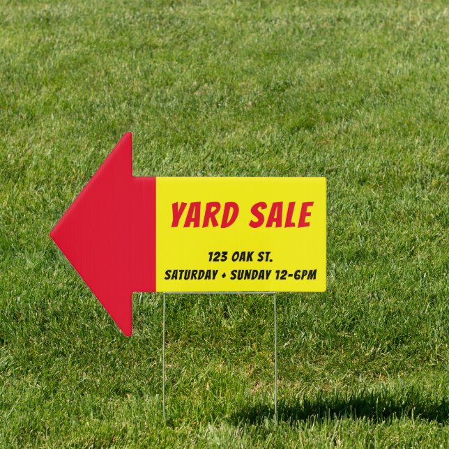 Yard Sale Sign (Insitu)