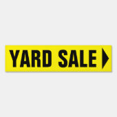 Yard sale sign with direction arrow | Zazzle