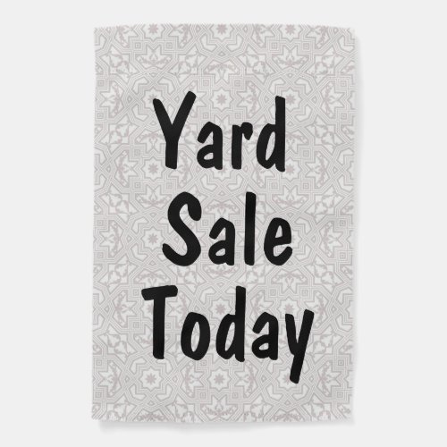 Yard Sale Today Garden Flag