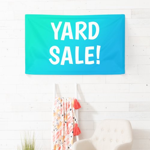 YARD SALE Vinyl Banner