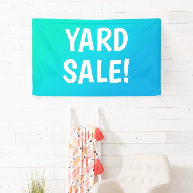 YARD SALE! Vinyl Banner (Insitu)