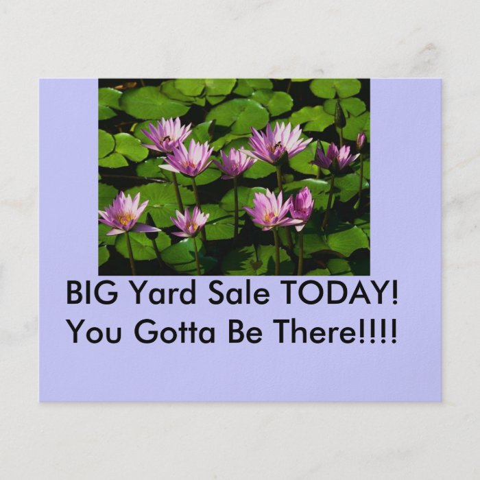 Yard Sales are #1 Flyer Design