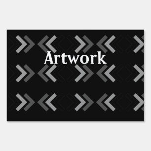 Yard Sign Artwork text Shape Rectangle Signs Flags