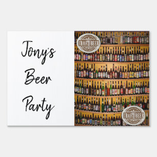 Yard Sign Beer