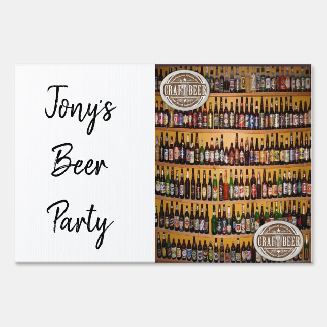 Yard Sign Beer (Front)