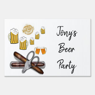 Yard Sign Beer