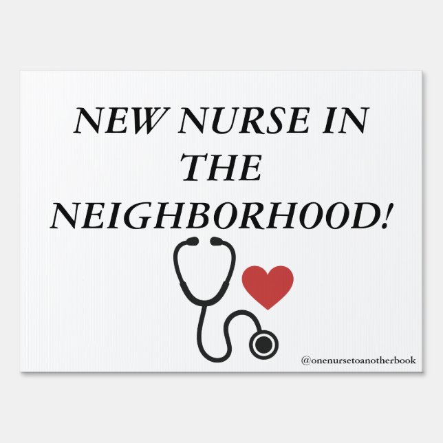Yard Sign-Celebrate a Graduate Nurse! Sign (Front)