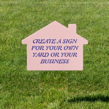 Yard Sign For Business  Home  Holiday  Customize L by CREATIVEforBUSINESS at Zazzle