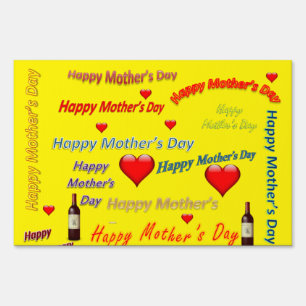 Yard Sign Happy Mother's Day