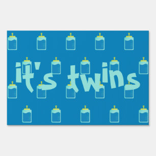 yard sign (it's twin boys) by dalDesignNZ