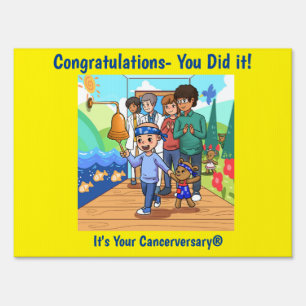 Yard Sign-It's Your Cancerversary® Sign