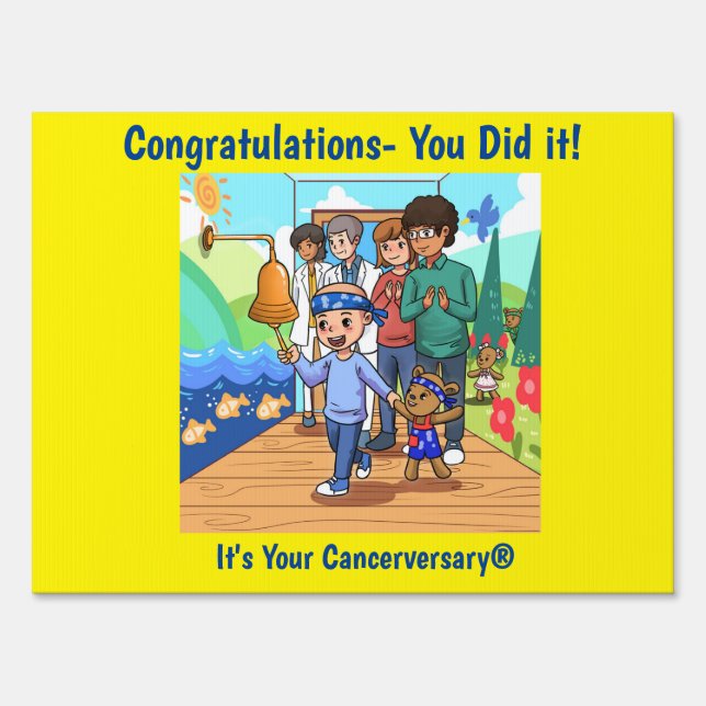 Yard Sign-It's Your Cancerversary® Sign (Front)