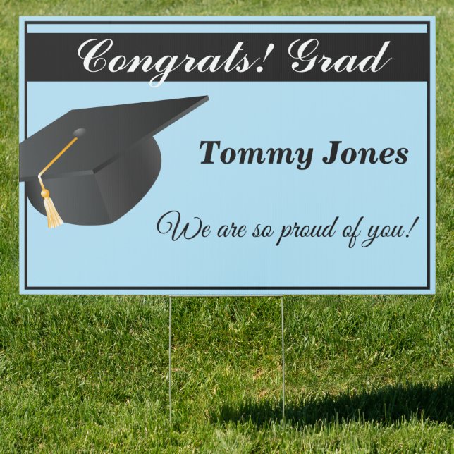 Yard Sign-Large Size-Graduation Sign (Insitu)