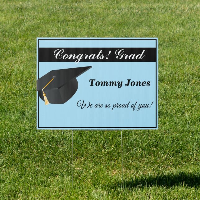 Yard Sign-Medium Size-Graduation Sign (Insitu)