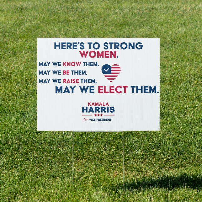 Yard Sign (Strong Women) (Insitu)