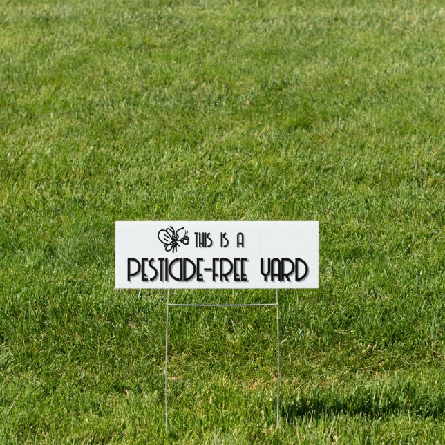 Yard sign: "This is a pesticide-free yard" Sign (Insitu)