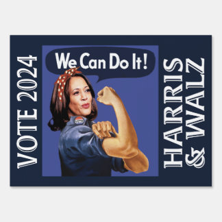 YARD SIGN - We Can Do It - Kamala & Walz 2024
