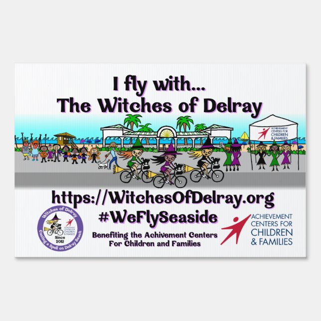 Yard Sign - We Fly Seaside (Back)