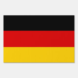 Yard Sign with flag of Germany