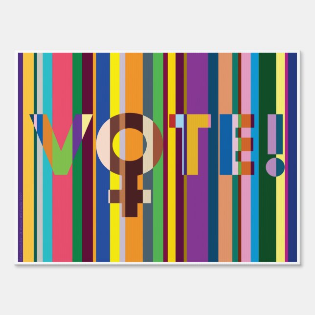 Yard sign - "Women Will Decide (VOTE!)" (Front)