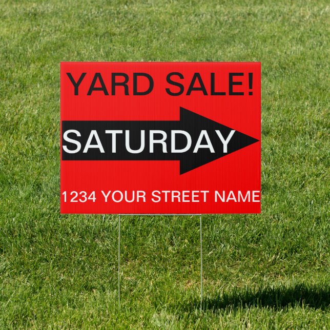 Yard Sign - YARD SALE! (Insitu)