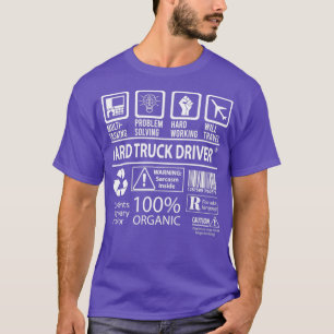 Yard Truck Driver MultiTasking Certified Job Gift T-Shirt