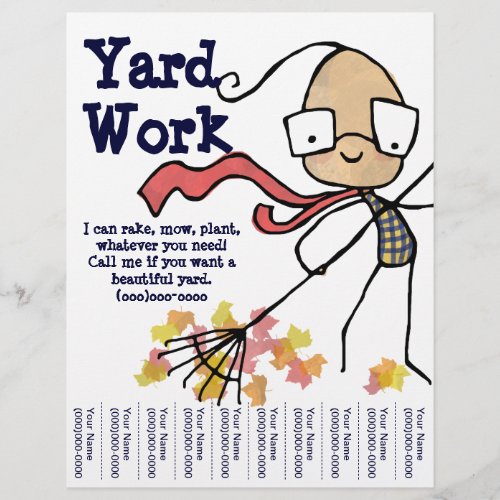 Yard Work Flyer