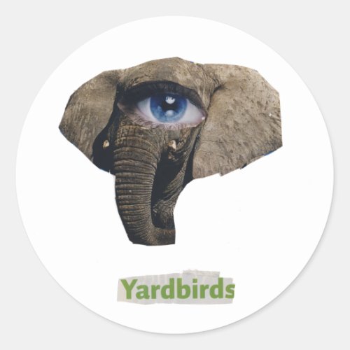 Yardbirds Classic Round Sticker