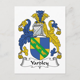 Yardley Family Crest Postcard
