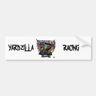 Yardzilla Purple No Logo Clear Bumper Sticker