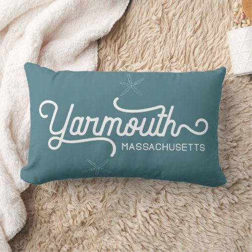 Yarmouth Massachusetts Nautical Throw Pillow