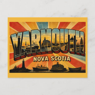 Yarmouth Nova Scotia Ferry Gateway Postcard