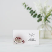 Yarn Basket - Crochet Business Cards (Standing Front)