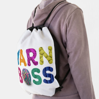 Yarn Boss Drawstring Bag