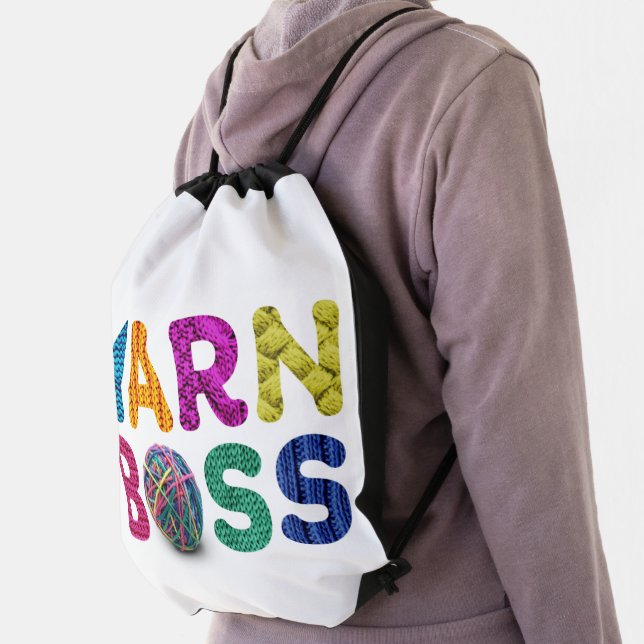 Yarn Boss Drawstring Bag (Insitu)