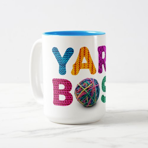 Yarn Boss Two_Tone Coffee Mug