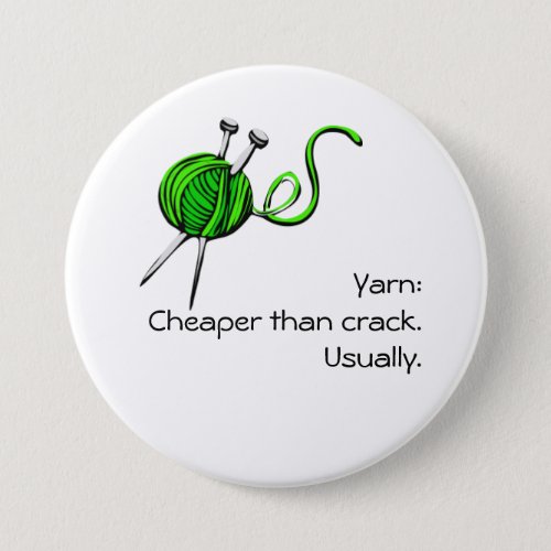 Yarn Cheaper than crack Usually Button