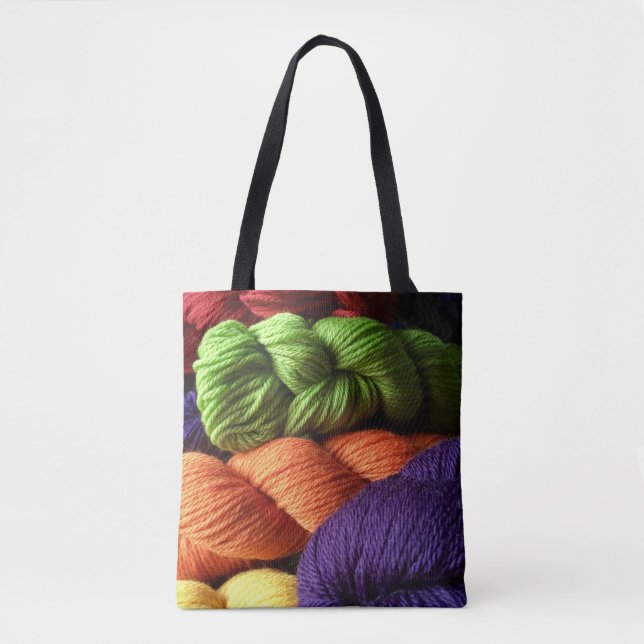 Yarn Colorful Project Tote Bag (Front)