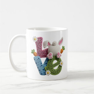 Yarn Crochet Easter Love Cute Handmade Aesthetic  Coffee Mug