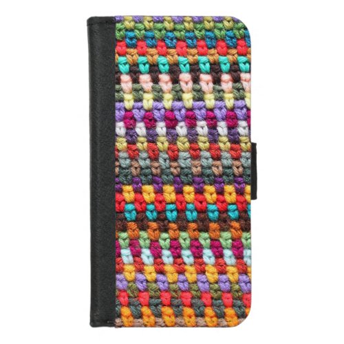 Yarn Crochet  iPhone 87 Wallet Case